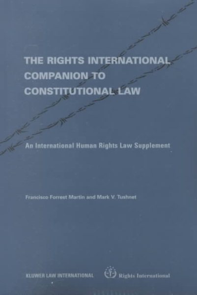 Rights International Companion to Constitutional Law:An International Human Rights Law Supplement cover