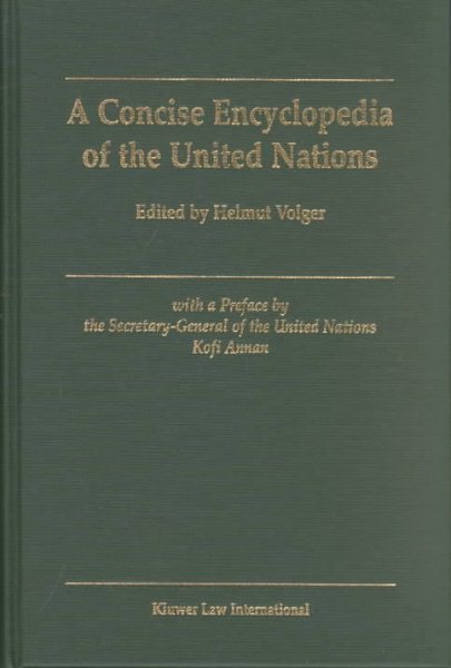 A Concise Encyclopedia of the United Nations cover