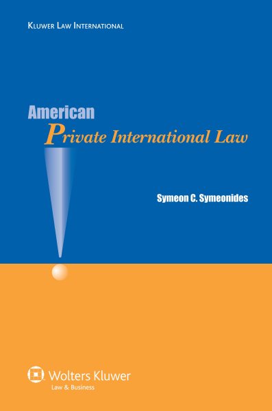 American Private International Law cover