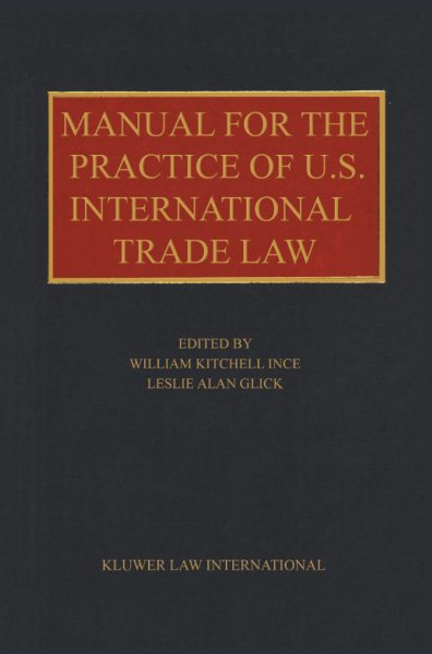 Manual for the Practice of U. S. International Trade Law cover