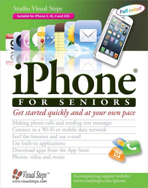 iPhone for Seniors (Computer Books for Seniors series) cover