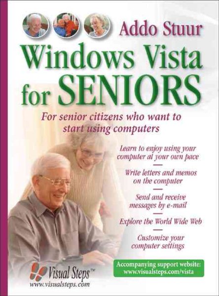 Windows Vista for Seniors: For Senior Citizens Who Want to Start Using Computers (Computer Books for Seniors series) cover