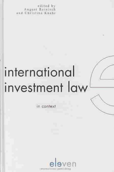 International Investment Law in Context cover