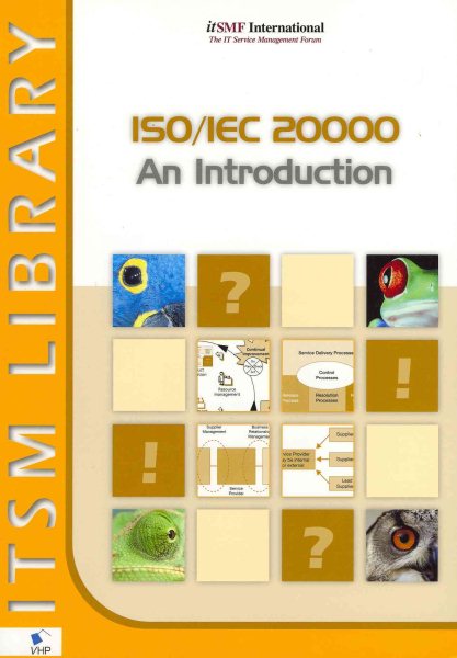 ISO/IEC 20000 An Introduction (ITSM Library) cover
