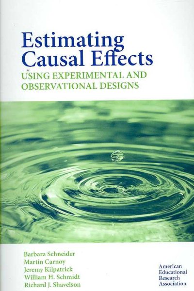 Estimating Causal Effects Using Experimental and Observational Designs cover