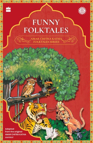 Funny Folktales (A Chapter Book) (Amar Chitra Katha Folktales Series) cover