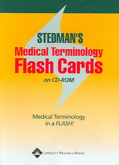 Stedman's Medical Terminology Flash Cards on CD-ROM cover
