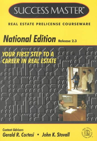 Success Master Real Estate Prelicense Courseware: National Edition Release 2.3 cover