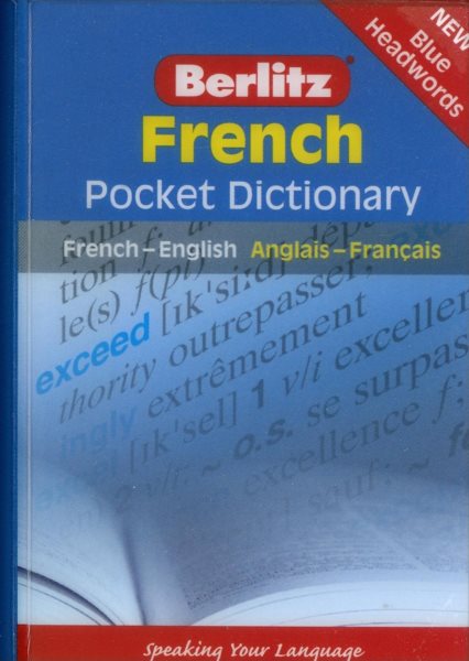 French Pocket Dictionary: French-English/Anglais-Francais (Berlitz Pocket Dictionary) cover