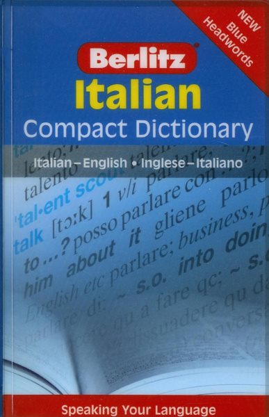 Italian Compact Dictionary: Italian-English/Inglese-Italiano (Berlitz Compact Dictionary) cover