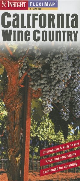 California Wine Country Insight Fleximap (Fleximaps) cover