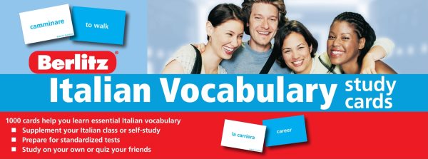 Italian Vocabulary Study Cards cover