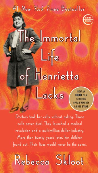 Photo of Henrietta Lacks with orange background
