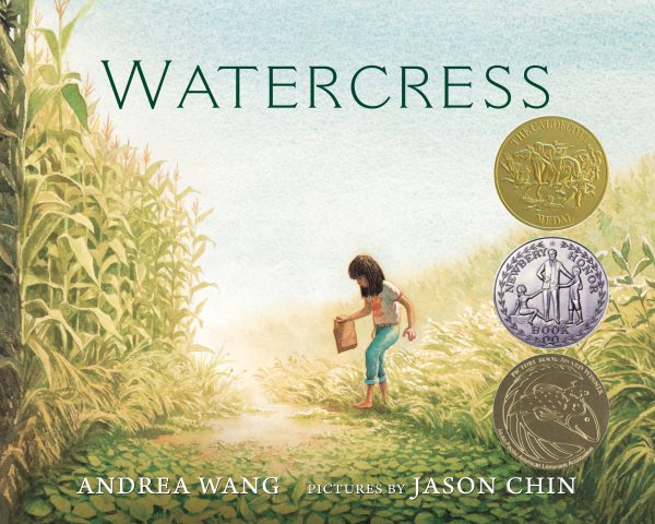 Watercress cover with a girl standing in a field