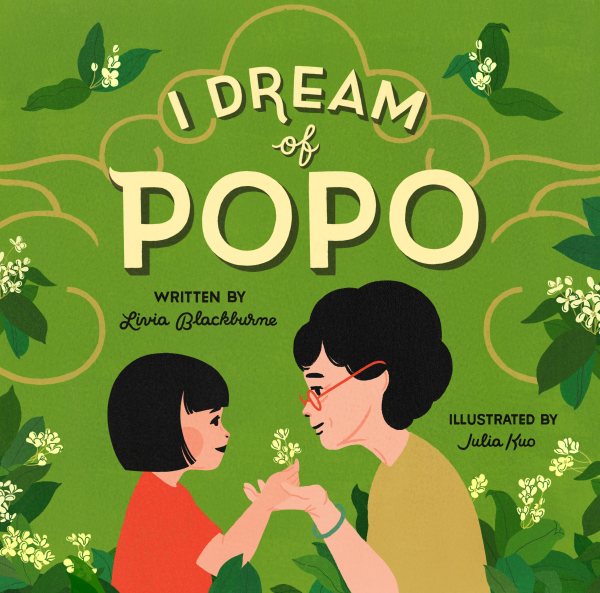 Book cover with a young girl holding hands with her grandmother